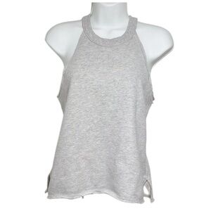 Aerie Women's Sweatshirt Tank Top Light Gray Size M